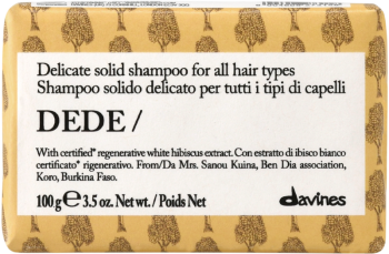 Dede Shampoo Bar (Твердый шампунь для деликатного очищения всех типов волос), 100 гр