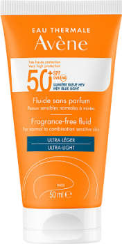 Fluide SPF50+ (Солнцезащитный флюид SPF 50+, без отдушек), 50 мл