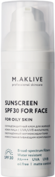 Sunscreens SPF30 for face for oily skin (Солнцезащитный крем SPF30 для жирной кожи лица)