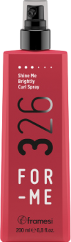 For-me 326 Shine Me Brightly Curl Spray (Спрей для формирования локонов), 200 мл