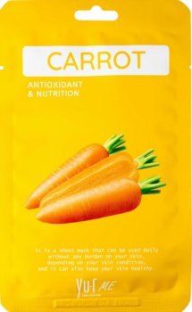 Carrot Sheet Mask (Тканевая маска для лица с экстрактом моркови), 25 гр