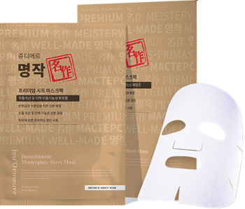DermiShuttle Masterpiece Sheet Mask (Тканевая маска «шедевр» тонус и сияние с технологией доставки DermiShuttle), 1 шт