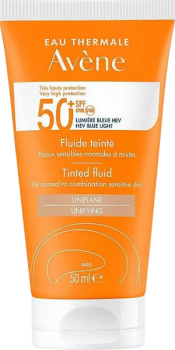 Tinted Fluid SPF50 (Ультралегкий солнцезащитный невидимый флюид для лица SPF 50), 50 мл
