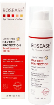 Rosease Lightly Tinted Daytime Protection Broad Spectrum SPF 30 (Защитная эмульсия с широким спектром SPF 30, легкий тон), 75 мл