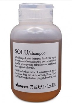 Davines Essential Haircare Solu Refreshing Solution Shampoo (Освежающий шампунь для глубокого очищения волос), 75 мл