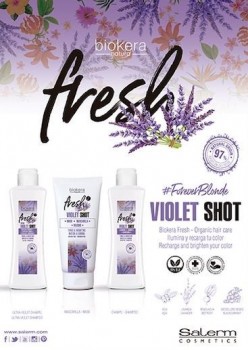 Salerm Violet Shot Poster (Постер Fresh Violet Shot), 1 шт.