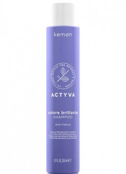 Kemon Actyva Colore Brillante Anti-yellow Shampoo (    ), 250  - ,   