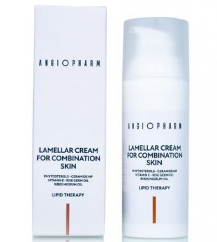 Ангиофарм Lamellar Cream For Combination Skin (Ламеллярный крем для комбинированной кожи), 50 мл