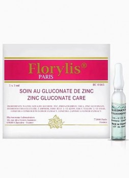 Florylis Soin Au Gluconate De Zinc (Концентрат с глюконатом цинка и пептидами), 5*2 мл
