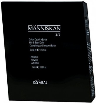 Kaaral Manniskan Hair & Beard Color (Набор для окрашивания бороды и усов)