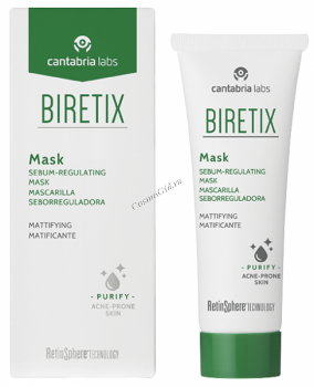 Cantabria BiRetix Mask Sebum-Regulating Себорегулирующая маска, 25 мл