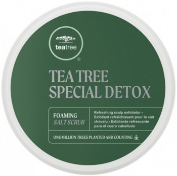 Tea Tree Special Detox Foaming Salt Scrub (Солевой скраб для кожи головы), 184 г