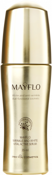 Mayflo Wrinkle And White Vital Active Serum (Омолаживающая сыворотка), 35 мл