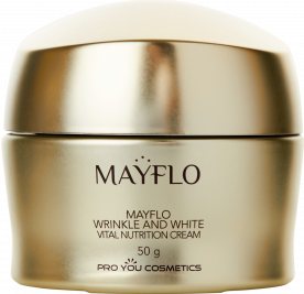 Mayflo Wrinkle And White Vital Nutrition Cream (Питательный крем с омолаживающим эффектом), 50 гр
