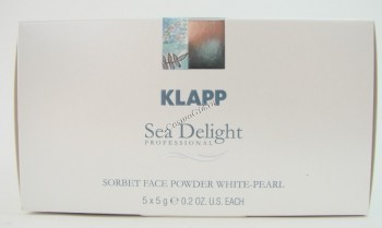 Klapp Sea Delight Sorbet face powder white-pearl (-  ) - ,   