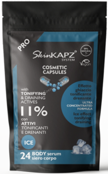 SkinKapz System Cosmetic Capsules Ice Effect Tonifying Draining Body serum (       ), 24  x 1,3  - ,   