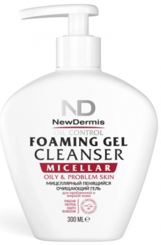 Micellar Oil Control Foaming gel cleanser (Мицеллярный пенящийся очищающий гель для жирной и проблемной кожи), 300 мл
