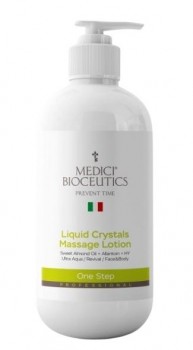 Liquid Crystals Massage Lotion – Sweet Almond Oil, Allantoin, HY (Лосьон массажный с технологией «жидких кристаллов», маслом сладкого миндаля, аллантоином и гиалуроновой кислотой), 500 мл 