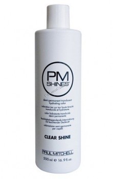Paul Mitchell PM Shines - Clear Shine (Прозрачное полуперманентное экранирование), 500 мл.