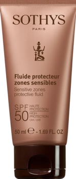 Sensitive Zones Protective Fluid SPF50 High Protection UVA/UVB (Флюид с SPF50 для лица и чувствительных зон тела), 50 мл