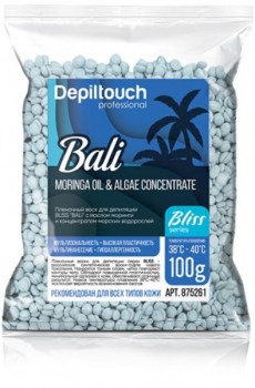 Bliss Bali Wax (Полимерный пленочный воск Bali Bliss с маслом моринги и концентратом морских водорослей)