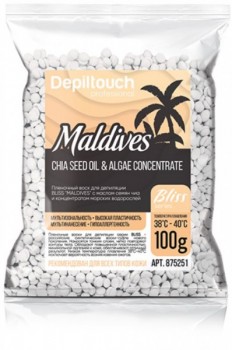 Bliss Maldives Wax (Полимерный пленочный воск Maldives Bliss с маслом семян чиа и концентратом морских водорослей)
