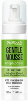 Gentle Mousse (Мусс ухаживающий после депиляции с экстрактом алоэ и пантенолом), 160 мл