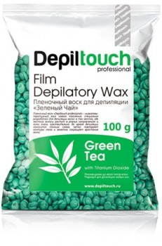 Grean Tea Depilatory Wax (Натуральный пленочный воск с ароматом зелёного чая)