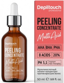 Multi Acid Peeling Concentrate (Пилинг-концентрат мультикислотный против вросших волос), 50 мл