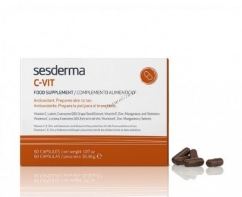 Sesderma C-vit Food supplement (БАД к пище «С-ВИТ»), 60 капс.