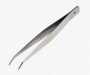 Cosmetic Curved Tweezers (Пинцет изогнутый косметический), 1 шт