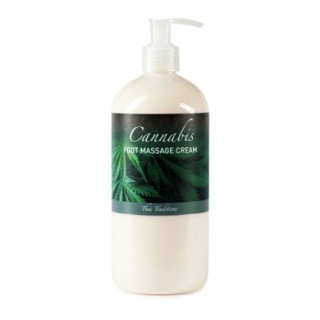 Cannabis Foot Massage Cream (Массажный крем для ног Каннабис (от отёков)), 500 мл