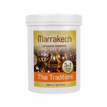 Marrakech Massage Biomask (Биомаска массажная с глиной гассул и маслом арганы 3-в-1 Марракеш), 1000 мл