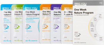 One Week Nature Program For Well-being Treatment (Набор тканевых масок), 6 шт x 25 мл