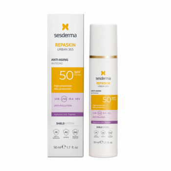 Repaskin Urban 365 Anti-Aging SPF50 (Средство солнцезащитное антивозрастное для лица SPF50), 50 мл