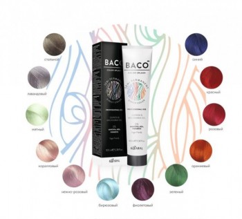 Baco Color Splash Semi Permanent Direct Color (Полуперманентный краситель прямого действия), 100 мл