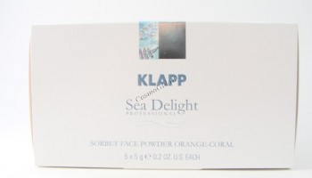 Klapp Sea Delight Sorbet face powder orange coral (-  ) - ,   