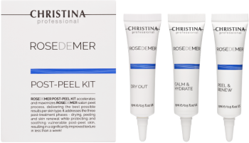Rose De Mer Post Peel Kit (Набор для постпилингового ухода), 3 препарата
