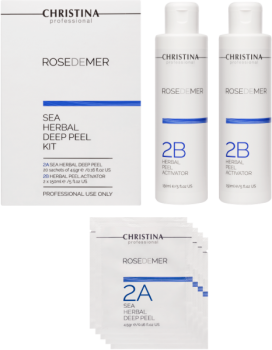 Rose de Mer Sea Herbal Deep Peel Kit (Набор для пилинга)