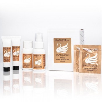 Swan Grace Mini Kit (Набор средств для лица Swan Grace), 2шт*50мл+2шт*15мл+3шт
