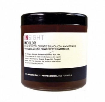 Insight Incolor White Bleaching Powder With Ammonia (Обесцвечивающий порошок с органическим маслом Арганы), 500 гр