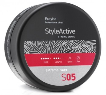 StyleActive S05 extreme wax (Воск для укладки волос экстремальной фиксации с глянцевым покрытием), 90 мл