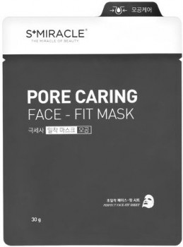 S+Miracle Pore Caring Face-Fit Mask (   ), 1  x 30  - ,   