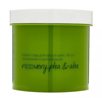 recovery.pha&aha (Пилинг-пэды для лица и шеи обновление и регенерация), 1*45 шт