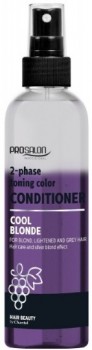 Cool Blonde Toning Color 2-Phase Conditioner (Двухфазный тонирующий кондиционер для светлых, осветлённых и седых волос), 200 мл