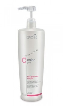 Nouvelle Color Glow True Platinum Blonde Shampoo (      )  - ,   