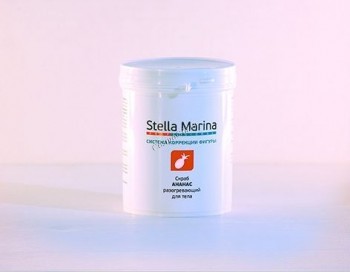Stella Marina (Скраб для тела на основе фруктозы разогревающий «Ананас»), 500 мл