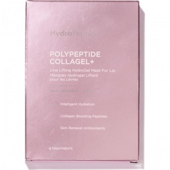 PolyPeptide Collagel+ Lip (Обновляющая и повышающая упругость гидрогелевая маска для губ), 8 шт